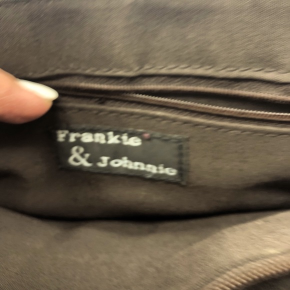 Frankie & Johnny purse/bag,alligator look,14” drop - Picture 10 of 12